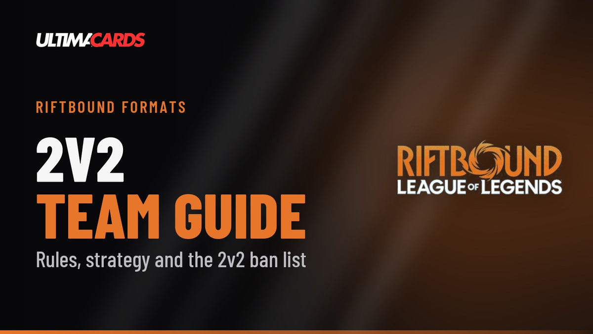 Ultima Cards Riftbound guide cover: 2v2 team guide