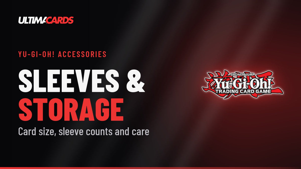 Ultima Cards Yu-Gi-Oh! guide cover: Sleeves & storage