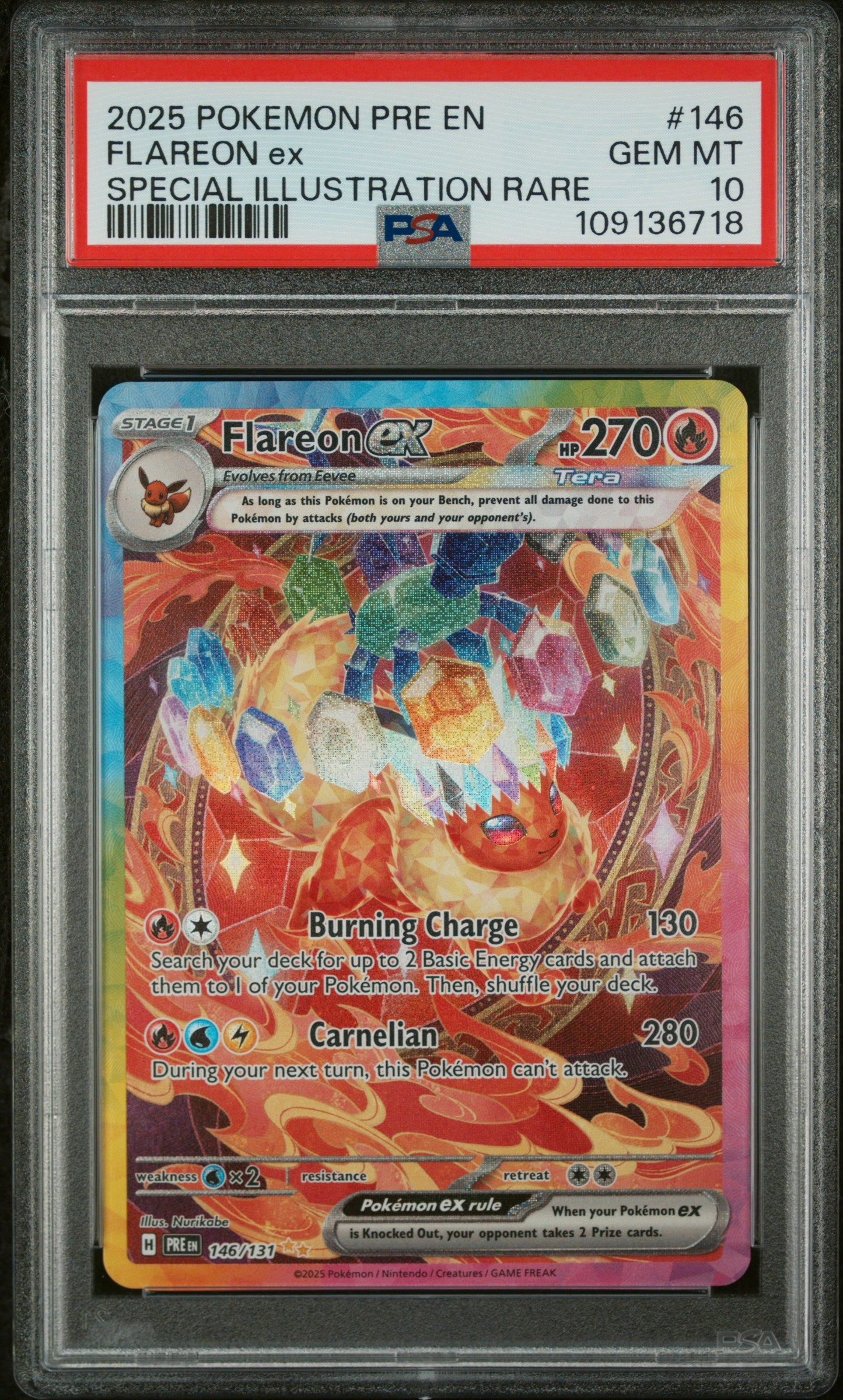 FLAREON ex #146 - PSA 10