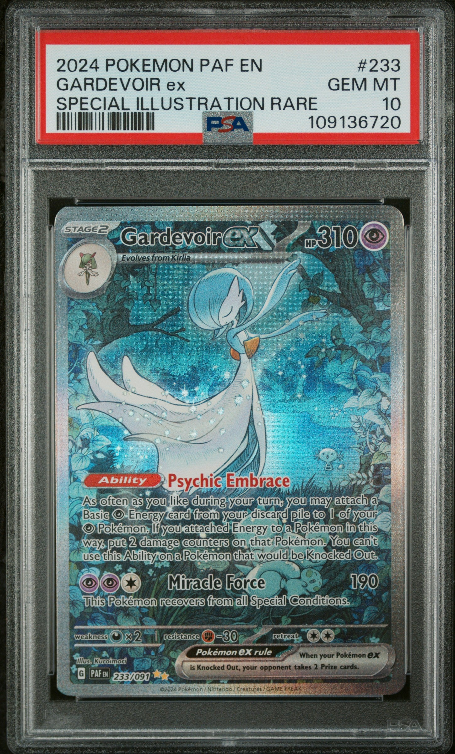 GARDEVOIR ex #233 - PSA 10