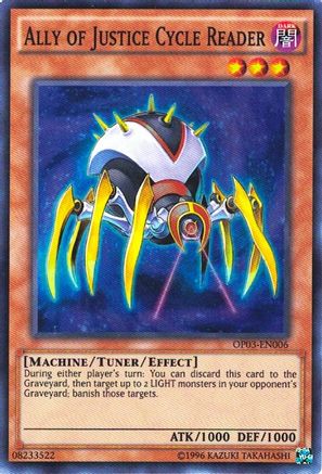 Ally of Justice Cycle Reader (OP03-EN006) - OTS Tournament Pack 3 Unlimited