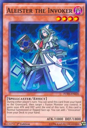Aleister the Invoker (FUEN-EN026) - Fusion Enforcers Unlimited