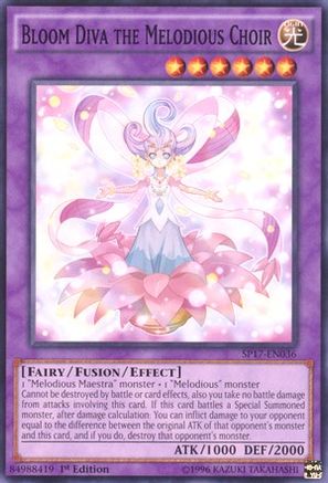 Bloom Diva the Melodious Choir (SP17-EN036) - Star Pack - Battle Royal 1st Edition