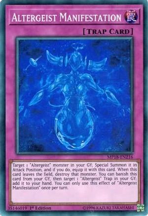 Altergeist Manifestation (MP18-EN216) - 2018 Mega-Tins Mega Pack 1st Edition