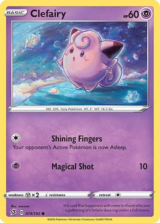 Clefairy - 074/192 SWSH02 Rebel Clash - Common