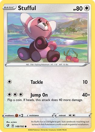 Stufful - 149/192 SWSH02 Rebel Clash - Common