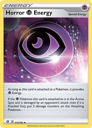 Horror P Energy - 172/192 - Reverse Holofoil SWSH02 Rebel Clash - Uncommon