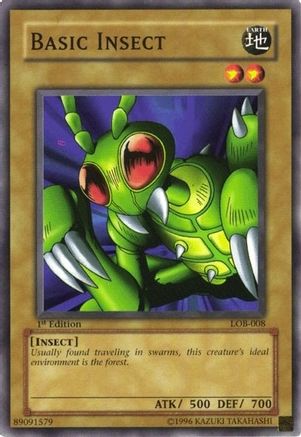 Basic Insect (LOB-008) - The Legend of Blue Eyes White Dragon Unlimited