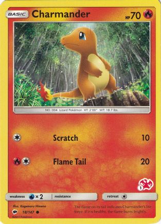 Charmander (#1 Charizard Stamped)/147 Battle Academy - Promo