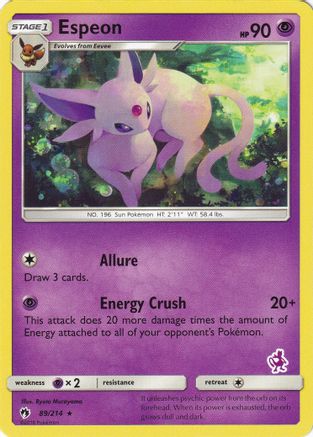 Espeon (Mewtwo Stamped) - 089/214 Battle Academy - Promo