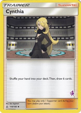 Cynthia (Mewtwo Stamped) - 119/156 Battle Academy - Promo