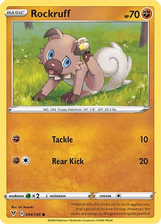 Rockruff - 094/185 SWSH04 Vivid Voltage - Common