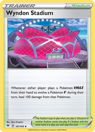 Wyndon Stadium - 161/185 - Reverse Holofoil SWSH04 Vivid Voltage - Uncommon