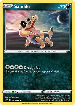 Sandile - 107/185 SWSH04 Vivid Voltage - Common