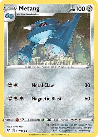 Metang - 117/185 SWSH04 Vivid Voltage - Uncommon