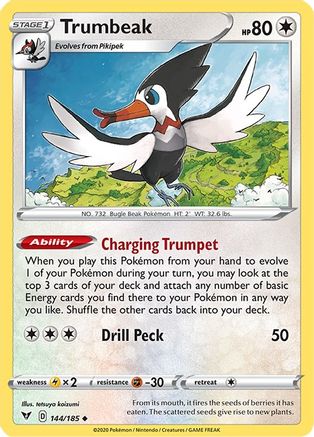 Trumbeak - 144/185 SWSH04 Vivid Voltage - Uncommon