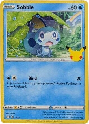 Sobble - 024/025 McDonalds 25th Anniversary Promos - Promo