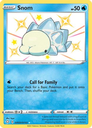 Snom - SV033/SV122 - Holofoil Shining Fates Shiny Vault - Shiny Holo Rare