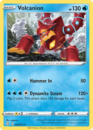 Volcanion - 025/072 Shining Fates - Rare