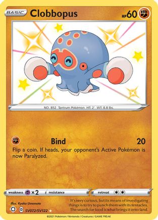 Clobbopus - SV072/SV122 - Holofoil Shining Fates Shiny Vault - Shiny Holo Rare