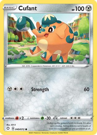 Cufant - 049/072 - Reverse Holofoil Shining Fates - Common