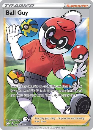 Ball Guy (Full Art) - 065/072 - Holofoil Shining Fates - Ultra Rare