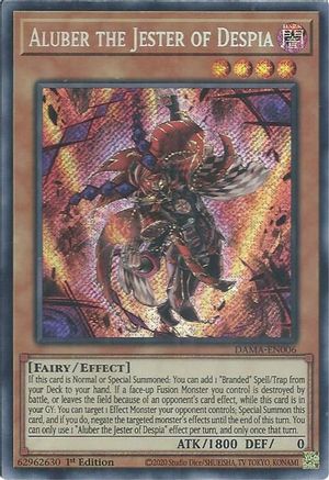 Aluber the Jester of Despia (DAMA-EN006) - Dawn of Majesty 1st Edition