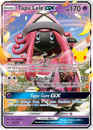 Tapu Lele GX - 060/145 - Holofoil Celebrations Classic Collection - Classic Collection