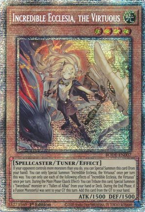 Incredible Ecclesia, the Virtuous (Starlight Rare) (BODE-EN007) - Burst of Destiny 1st Edition