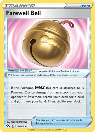 Farewell Bell - 234/264 - Reverse Holofoil SWSH08 Fusion Strike - Uncommon