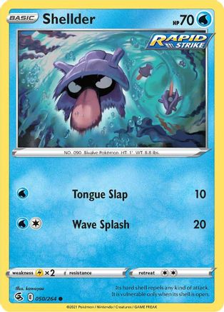 Shellder - 050/264 SWSH08 Fusion Strike - Common