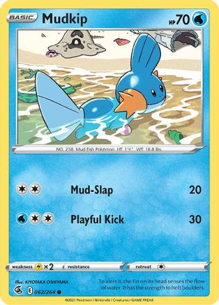 Mudkip - 062/264 SWSH08 Fusion Strike - Common
