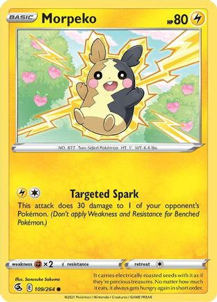 Morpeko (109) - 109/264 SWSH08 Fusion Strike - Common