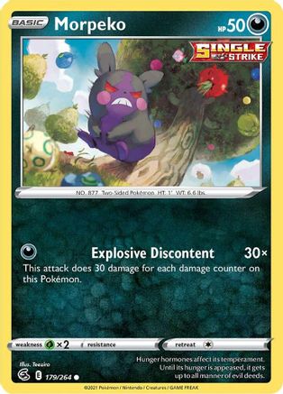 Morpeko (179) - 179/264 SWSH08 Fusion Strike - Common