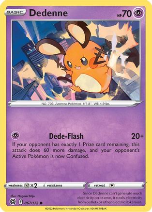 Dedenne - 067/172 SWSH09 Brilliant Stars - Common