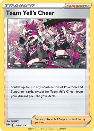 Team Yell's Cheer - 149/172 SWSH09 Brilliant Stars - Uncommon