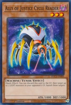 Ally of Justice Cycle Reader (HAC1-EN089) - Hidden Arsenal: Chapter 1 1st Edition