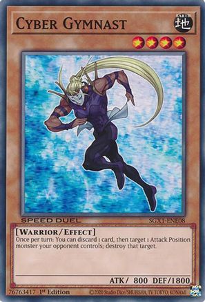Cyber Gymnast (SGX1-ENE08) - Speed Duel GX: Duel Academy Box 1st Edition