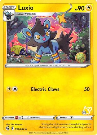 Luxio (#53 Pikachu Stamped)/264 Battle Academy 2022 - Promo