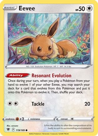 Eevee - 119/189 SWSH10 Astral Radiance - Common