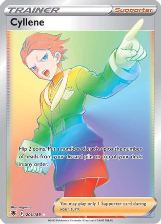 Cyllene (Secret) - 201/189 - Holofoil SWSH10 Astral Radiance - Secret Rare