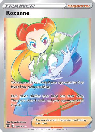Roxanne (Secret) - 206/189 - Holofoil SWSH10 Astral Radiance - Secret Rare