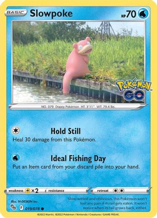 Slowpoke - 019/078 Pokemon GO - Common