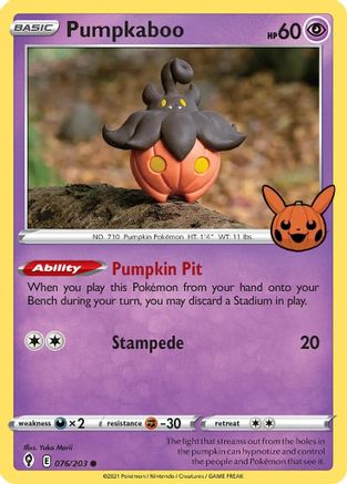 Pumpkaboo - 076/203 Trick or Trade BOOster Bundle - Promo