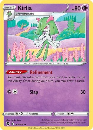 Kirlia - 068/195 SWSH12 Silver Tempest - Uncommon
