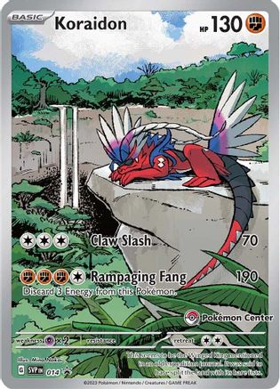 Koraidon - 014 (Pokemon Center Exclusive) - 014 - Holofoil SV Scarlet & Violet Promo Cards - Promo