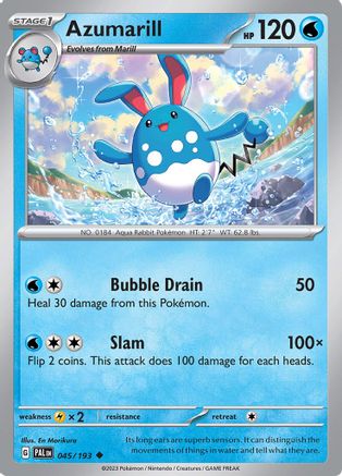 Azumarill - 045/193 SV02 Paldea Evolved - Uncommon