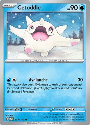 Cetoddle - 053/193 SV02 Paldea Evolved - Common