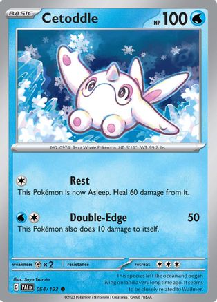 Cetoddle - 054/193 SV02 Paldea Evolved - Common