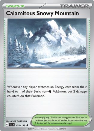 Calamitous Snowy Mountain - 174/193 SV02 Paldea Evolved - Uncommon